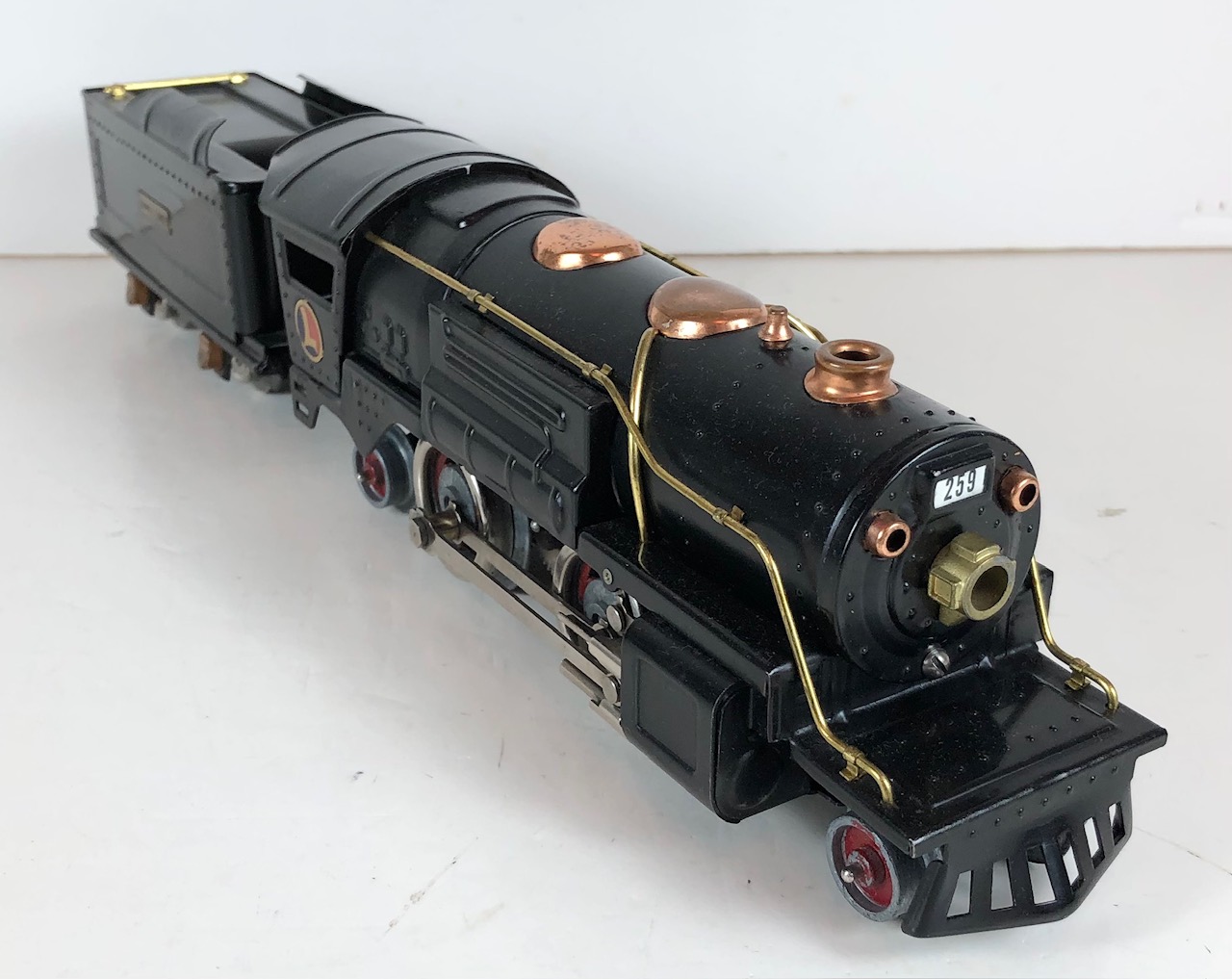 PREWAR “O” GAUGE TINPLATE, STEAM LOCOMOTIVES, CLASSIC PERIOD, No. 259 ...